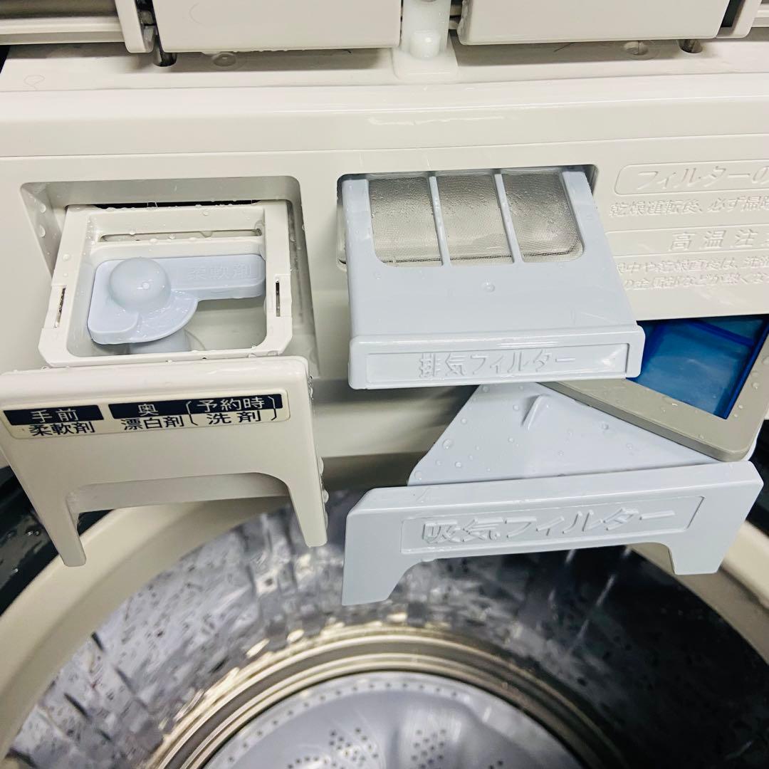 12r9. SHARP 8kg 洗濯乾燥機 ES-TX8G-W 2023年製