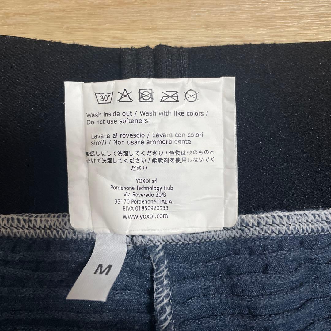 YOXOIテニスウェアセットアップ ホワイト/ネイビー サイズメンズM