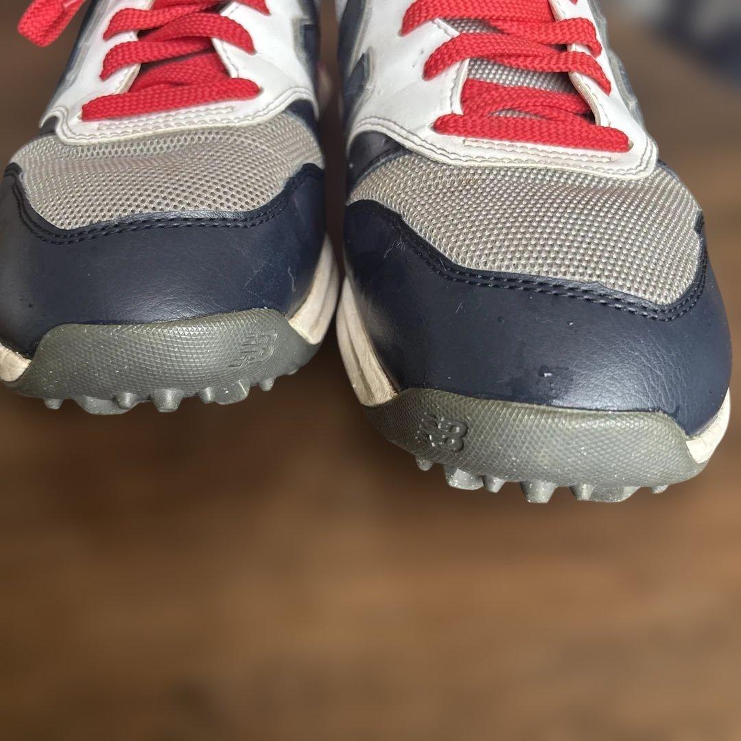 New Balance 996ゴルフシューズ ネイビー/ホワイト/レッド