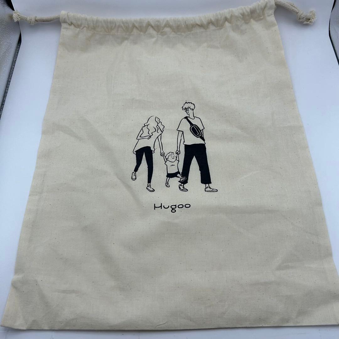 美品　Hugoo ショルダー型ヒップシート　抱っこ紐　収納袋付き