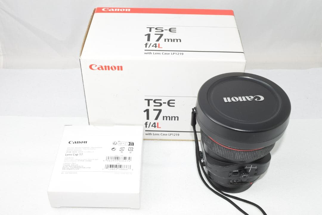 綺麗な展示品☆Canon TS-E 17mm F4L☆EFマウント☆アオリ撮影