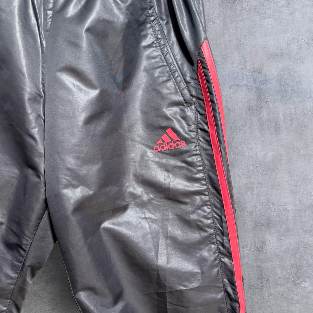 adidas CLIMA365 ダークグレー ナイロンセットアップ L Y2K