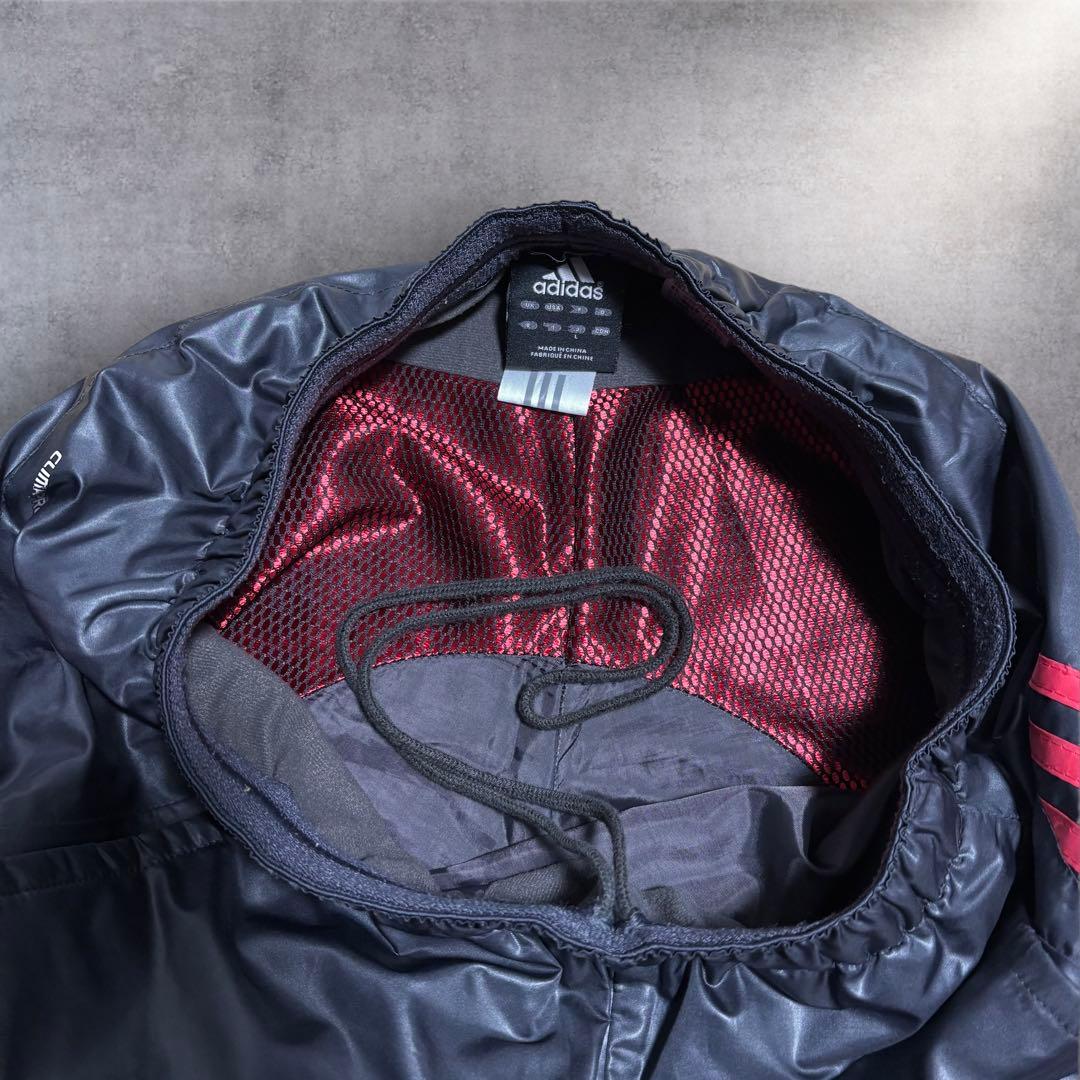 adidas CLIMA365 ダークグレー ナイロンセットアップ L Y2K