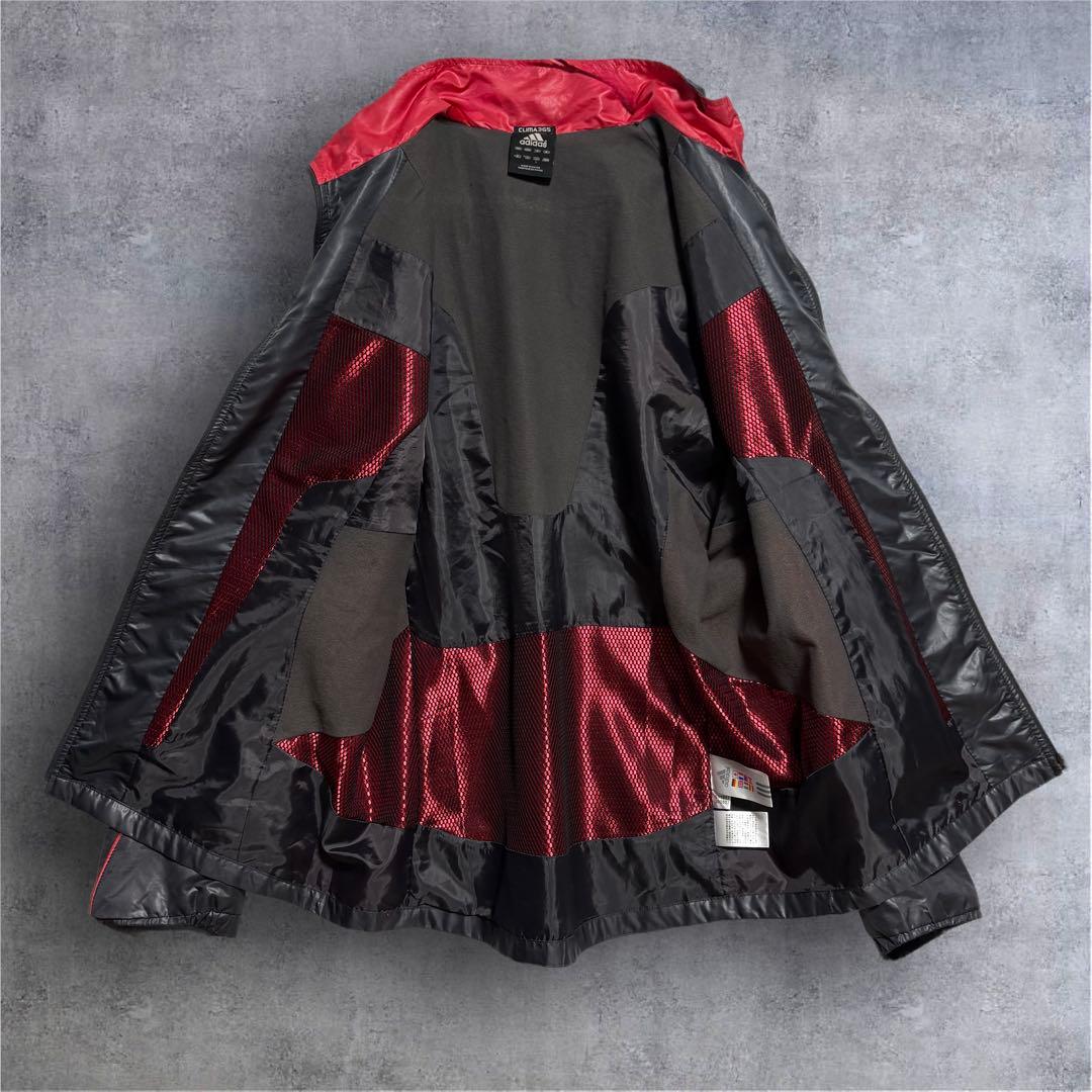 adidas CLIMA365 ダークグレー ナイロンセットアップ L Y2K