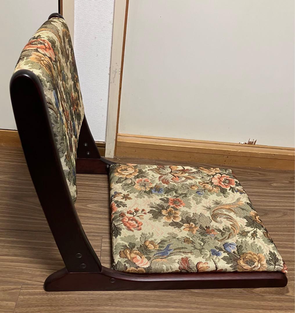 花柄 座椅子 2点セット ナカムラ バラ 薔薇 ローズ柄