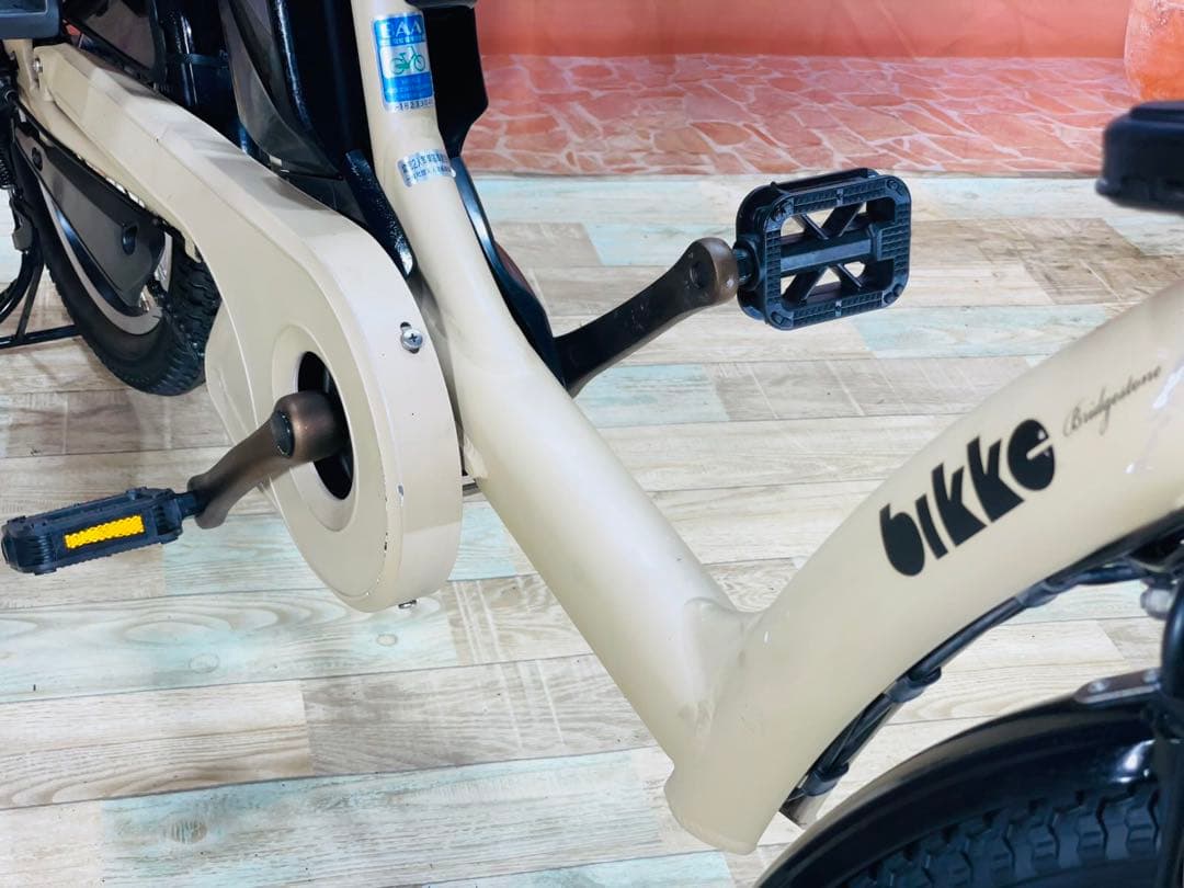 超人気！ビッケ⭐️13AHブリヂストン子供乗せ電動アシスト自転車 Y2263