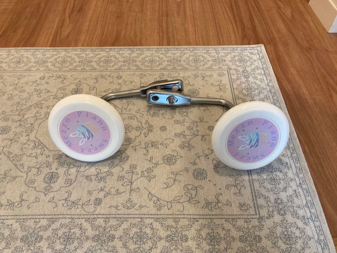 【美品】メゾピアノ 18インチ 子供用自転車 ピンクパープル 屋内保管 直接引渡