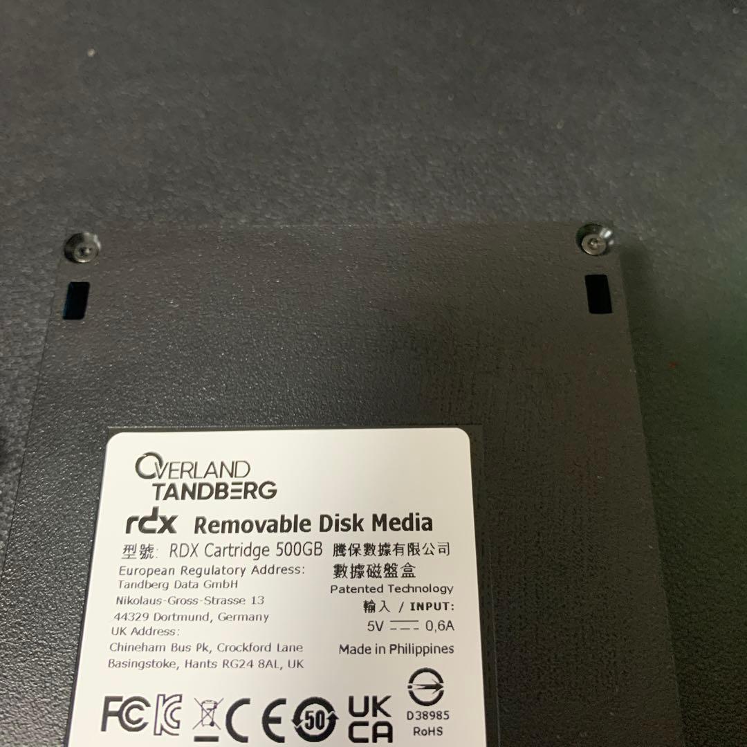 Tandberg Data RDX QuikStor RDXカートリッジ✖️2