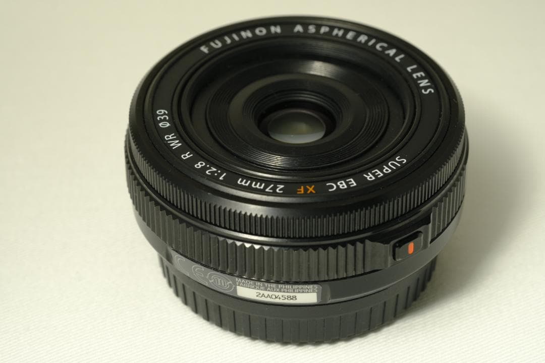 【中古】FUJIFILM XF27mm F2.8 R WR パンケーキ 単焦点