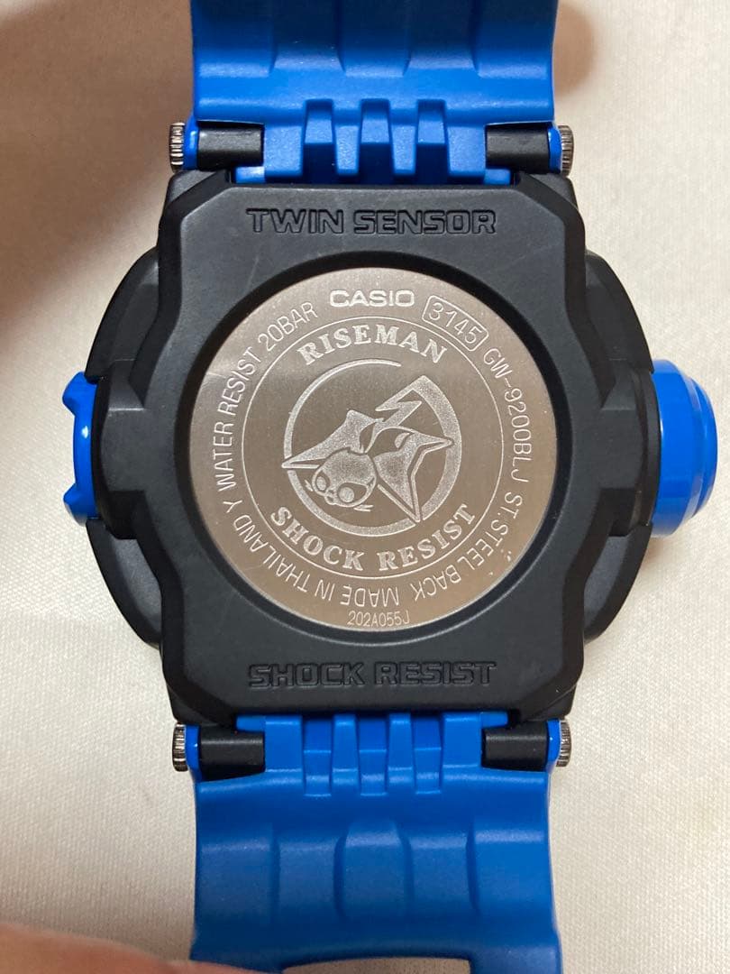 レア！希少色！美品！G-SHOCK ライズマンGW-9200BLJ-2JF 青
