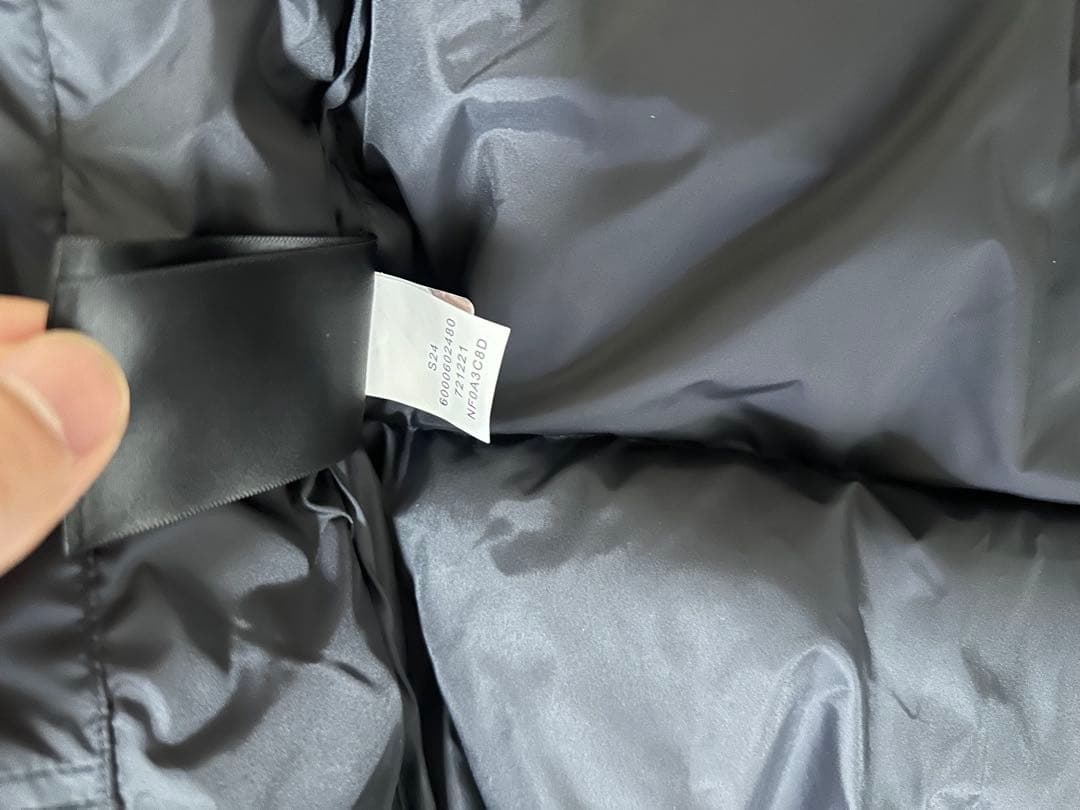 ま*~様 THE NORTH FACE ブラックダウンジャケット