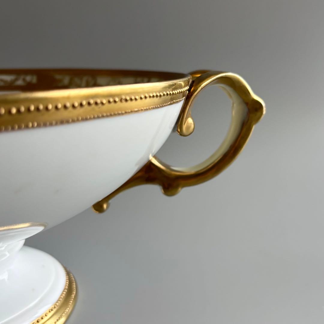 100年以上の時を閉じ込めた、 美しきオールドノリタケ　足付きコンポート【美品】