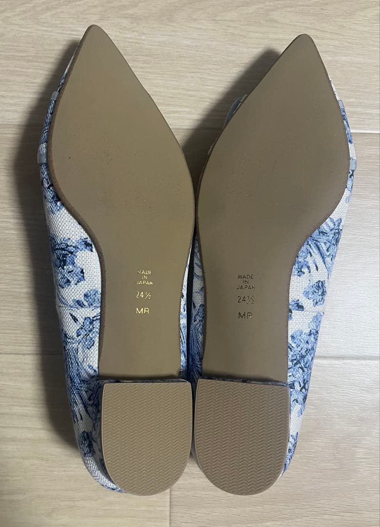 ダイアナ フラットパンプス ビジュー ゴッホ 24.5