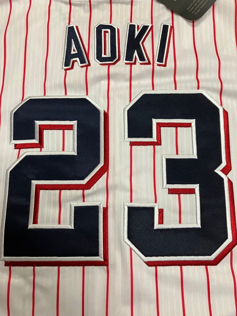 青木宣親　直筆サイン　東京ヤクルトスワローズ　ユニフォーム　侍ジャパン　WBC