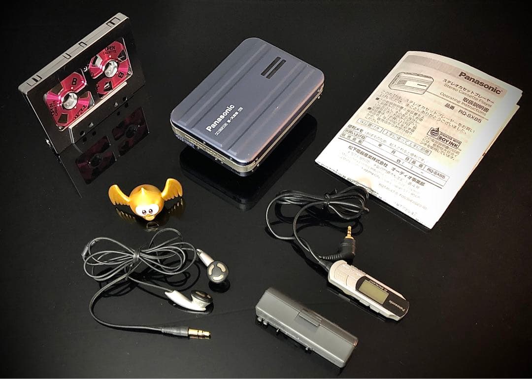 カセットウォークマンPanasonicRQ-SX85灰色「整備済み、完動美品」