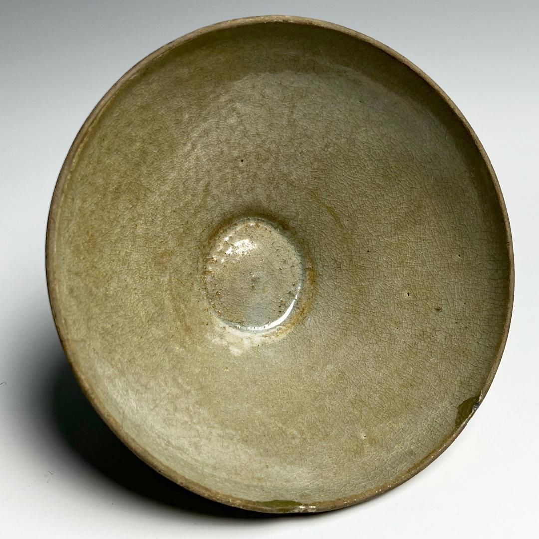 高麗青磁茶碗 李朝・高麗 朝鮮古陶磁 中国古玩 朝鮮美術 骨董品時代 A456