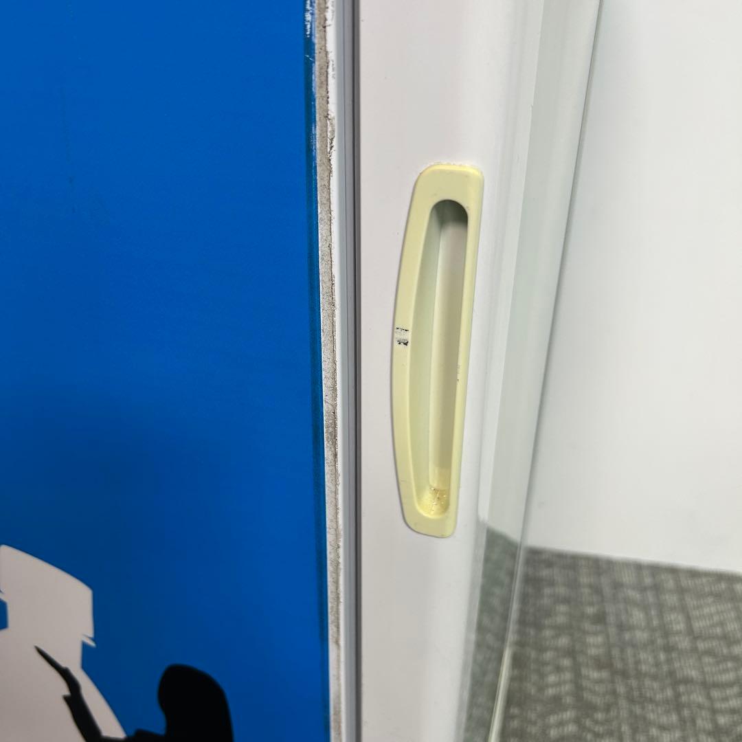 A.業務用 冷蔵ショーケース オフィスコンビニ XW-105 左右開き 小型