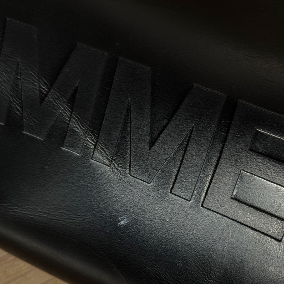 COMME des GARCONS レザー　エンボスロゴ　ハンドバッグ