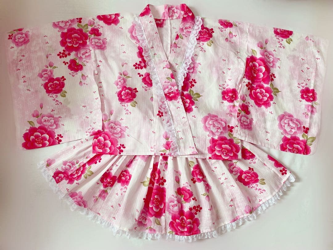♡量産型ピンク浴衣ドレス♡