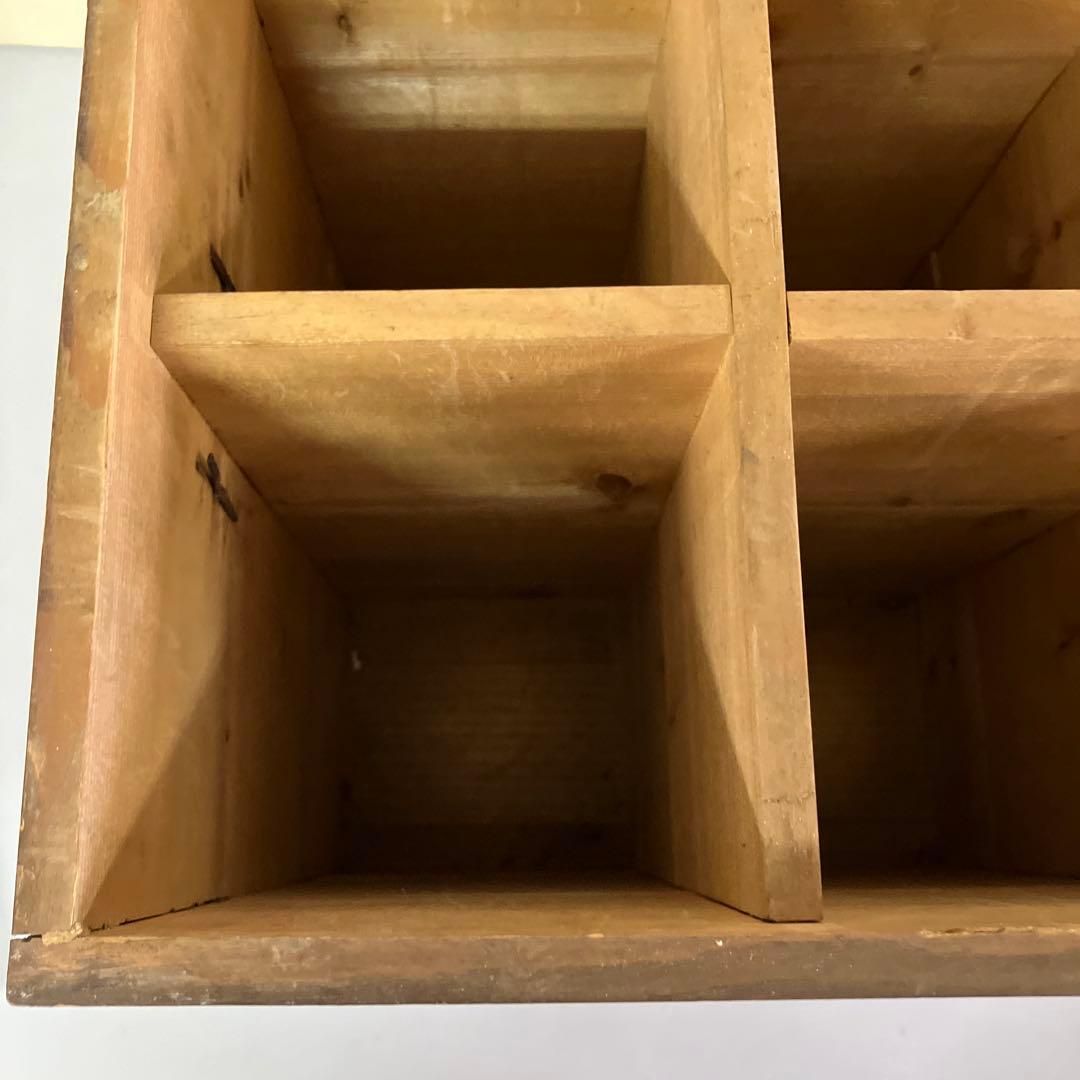 B-4 昭和レトロ 古道具 木製 木箱 ボックス ケース ウッドボックス 収納