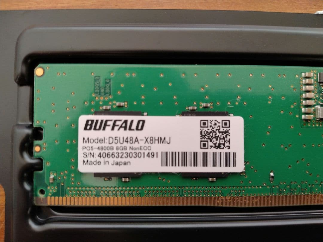 BUFFALO D5U48A-X8HMJ 8GB DDR3×2枚　16GB