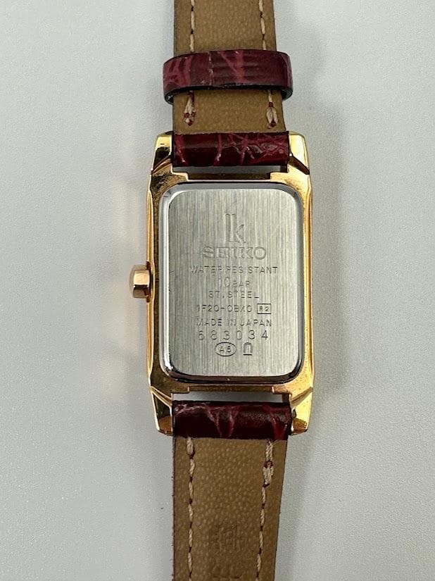 セイコー ルキア ダイヤ6P 1F20-0BX0 レディース腕時計 ゴールド