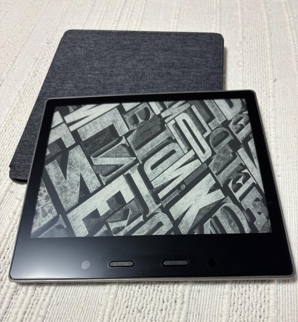 【お茶様】Kindle Oasis 第10世代 8GB 広告なし 純正カバー付き