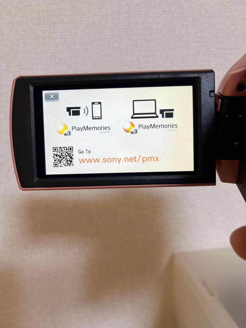 SONY HDR-CX670 ビデオカメラ 本体 ピンク 三脚付き