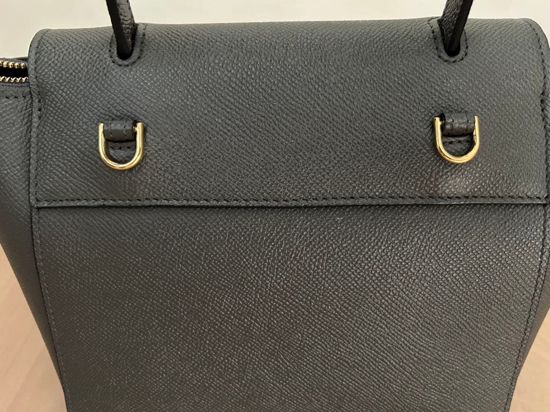 CELINE グレー ショルダーバッグ