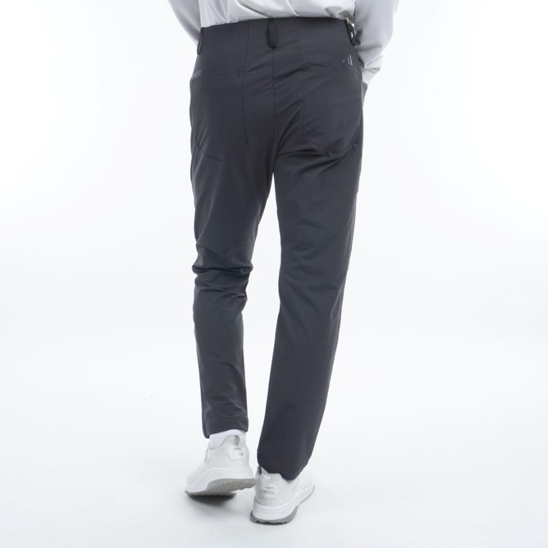 【82】秋冬 定価17,600円 アディダス ゴルフ 防風 アンクルパンツ 黒