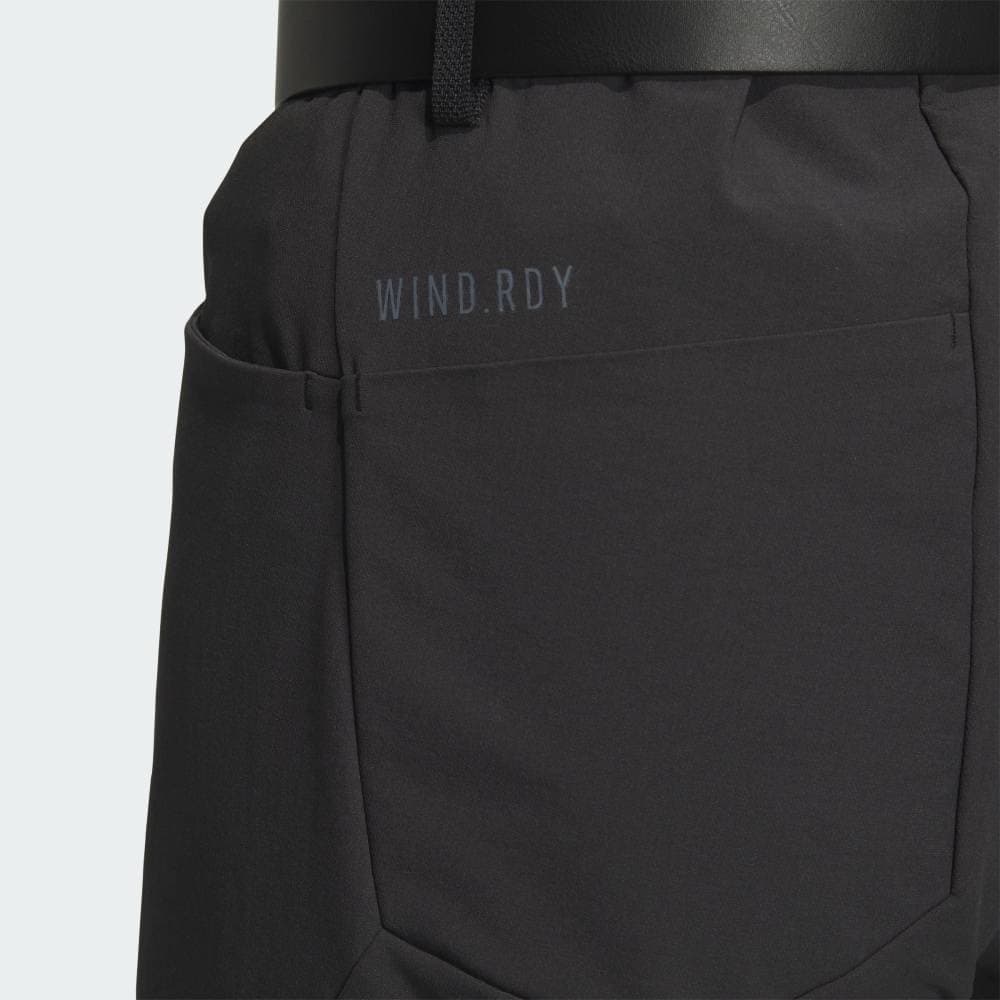 【82】秋冬 定価17,600円 アディダス ゴルフ 防風 アンクルパンツ 黒