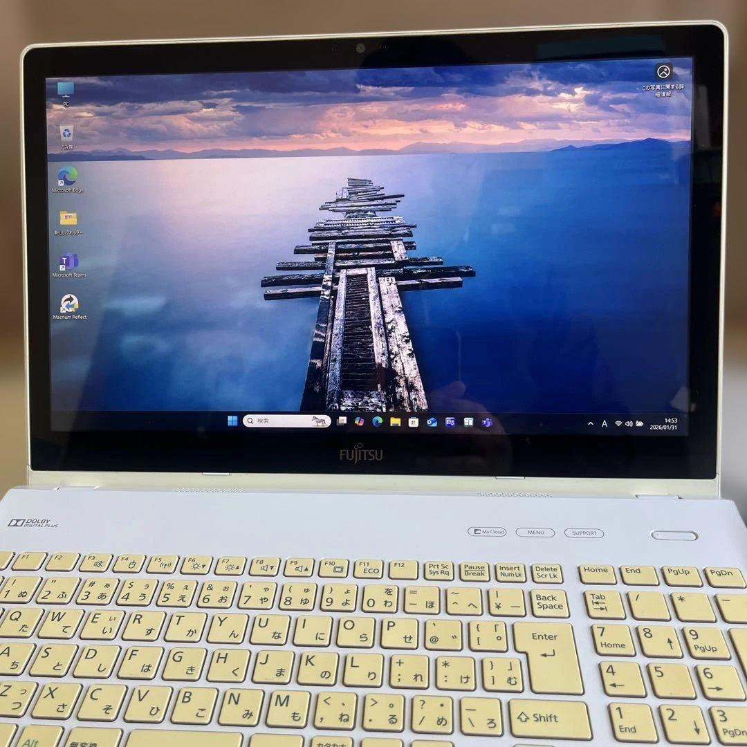 ☆格安美品☆Win11☆Office2021☆ブルーレイ☆タッチパネル式フルHD