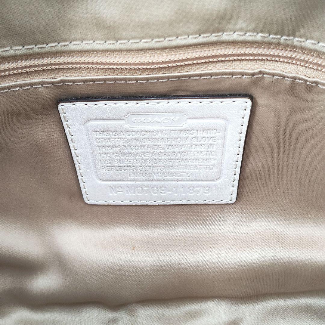 美品⭐️COACH SOHO ワンショルダーバッグ　レザー ゴールド金具 白