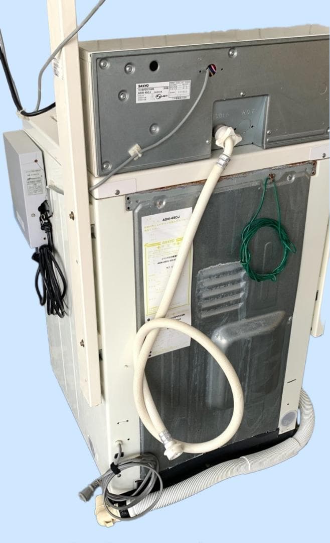 SANYO 業務用式全自動洗濯機＋式電気乾燥機 鍵付き