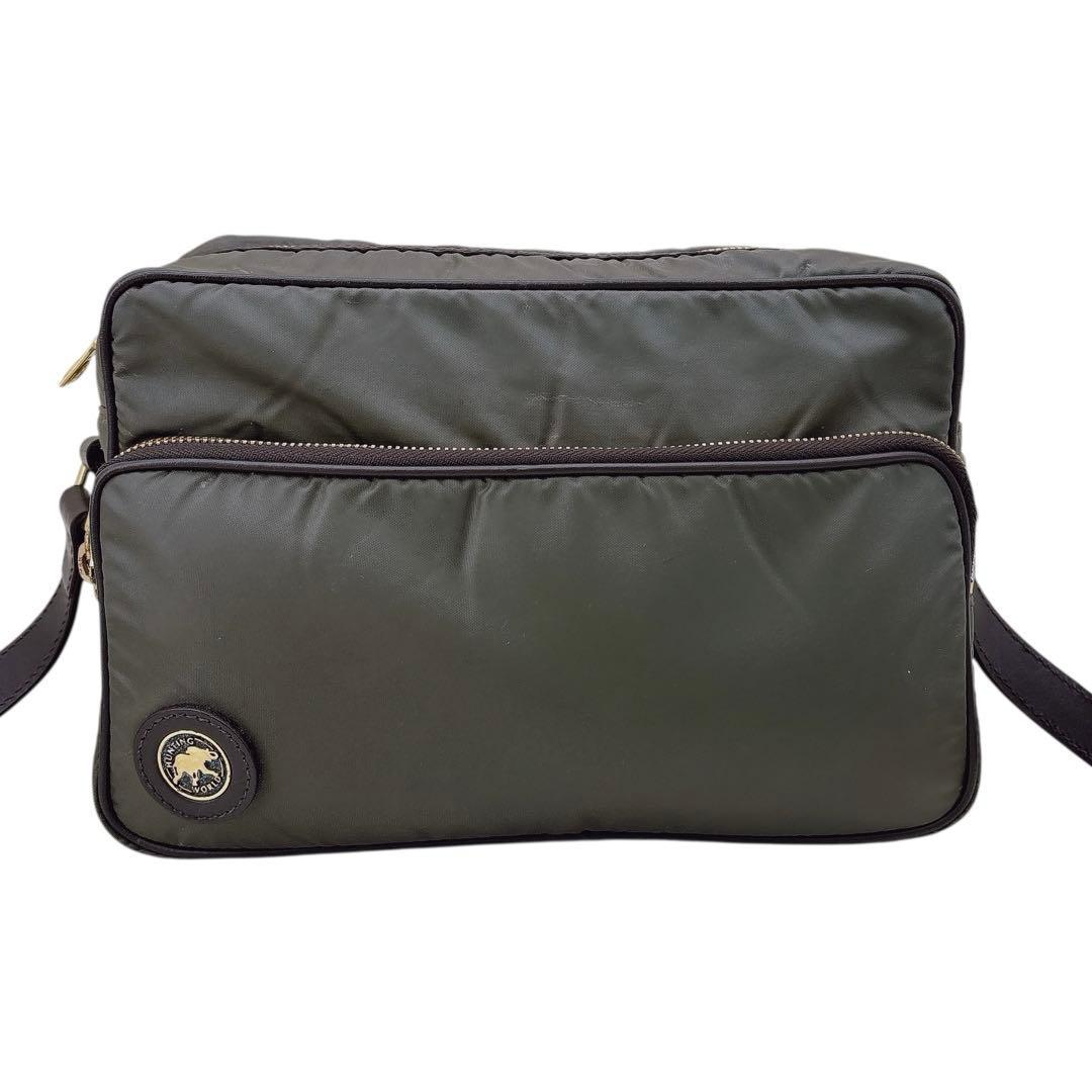 ハンティングワールド/ショルダーバッグ/クロスボディ/サコッシュ/バチュークロス