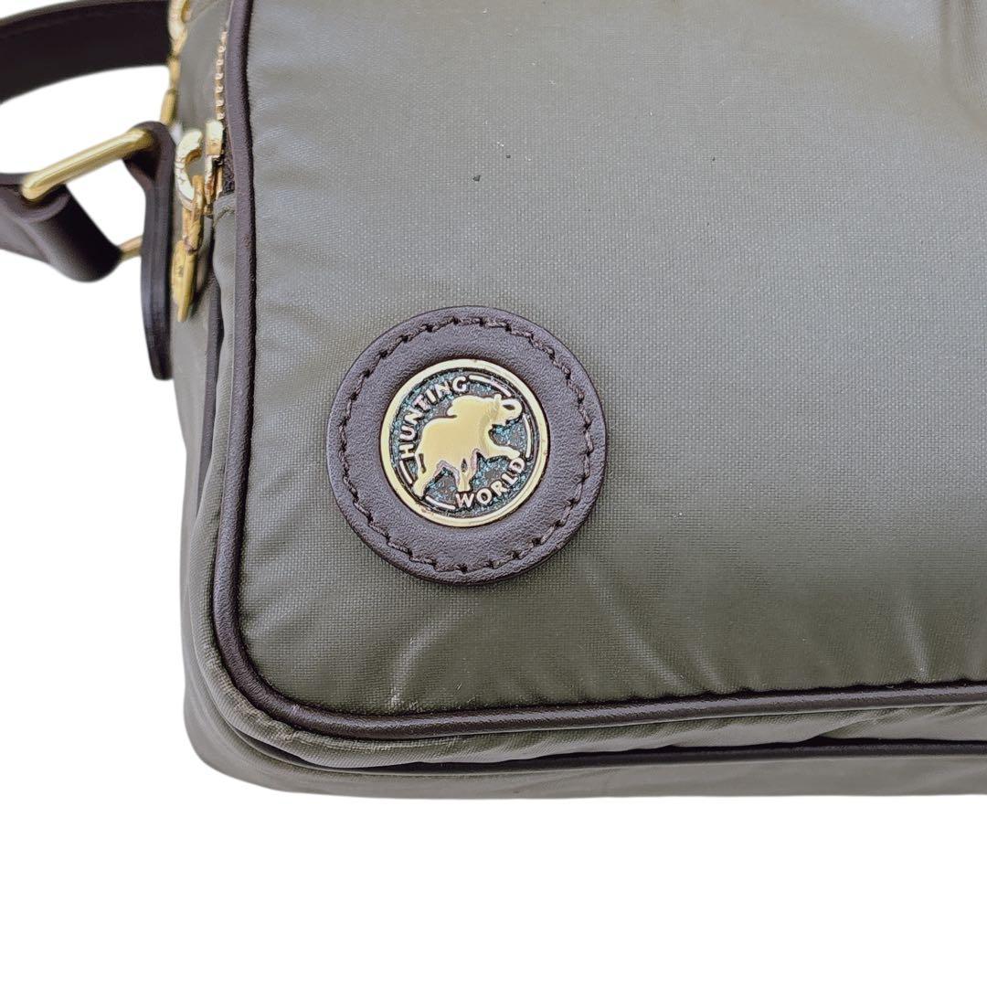 ハンティングワールド/ショルダーバッグ/クロスボディ/サコッシュ/バチュークロス