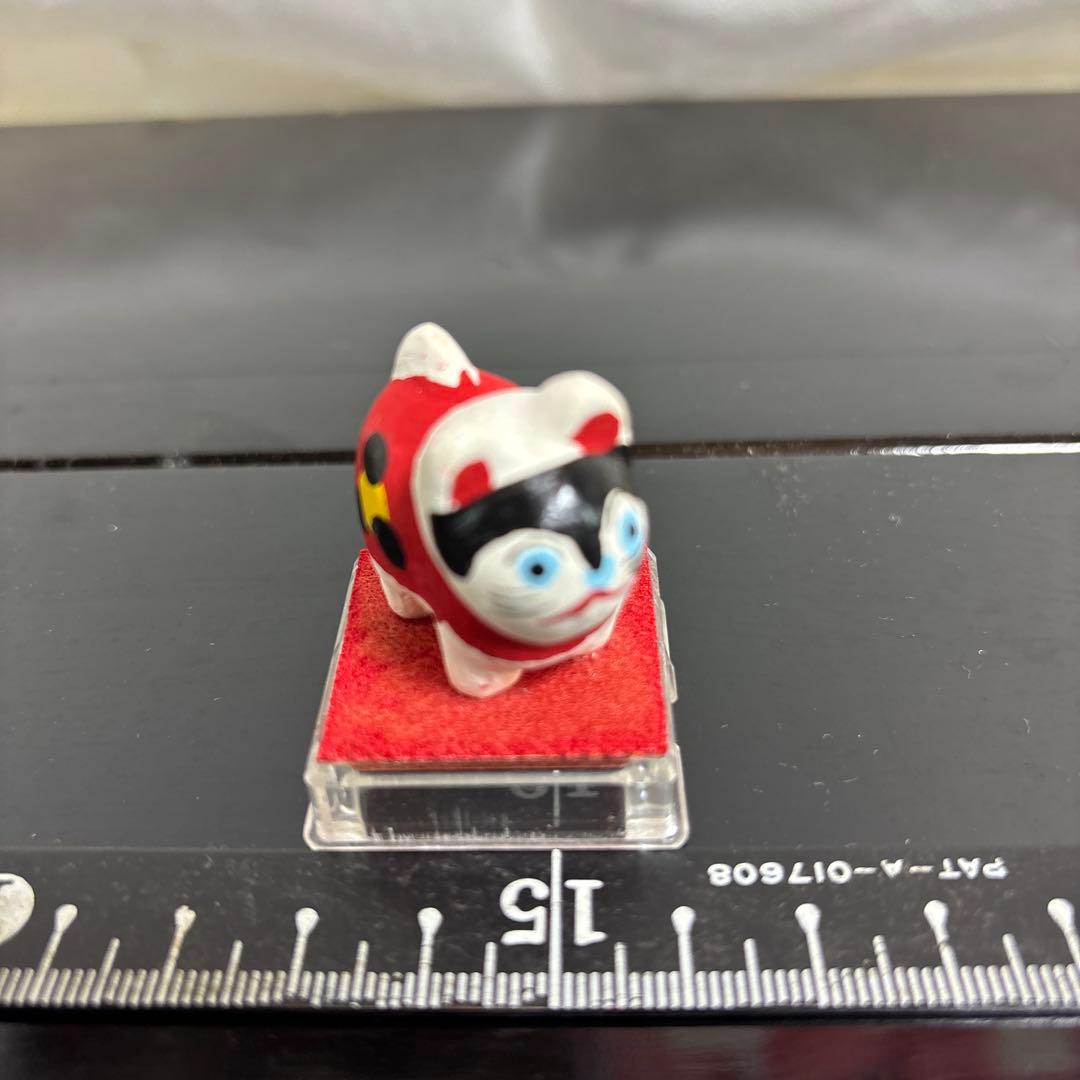 ❷アンティークハイハイ人形こま犬、亀ガラスケース桐箱童子大正昭和初期まとめて