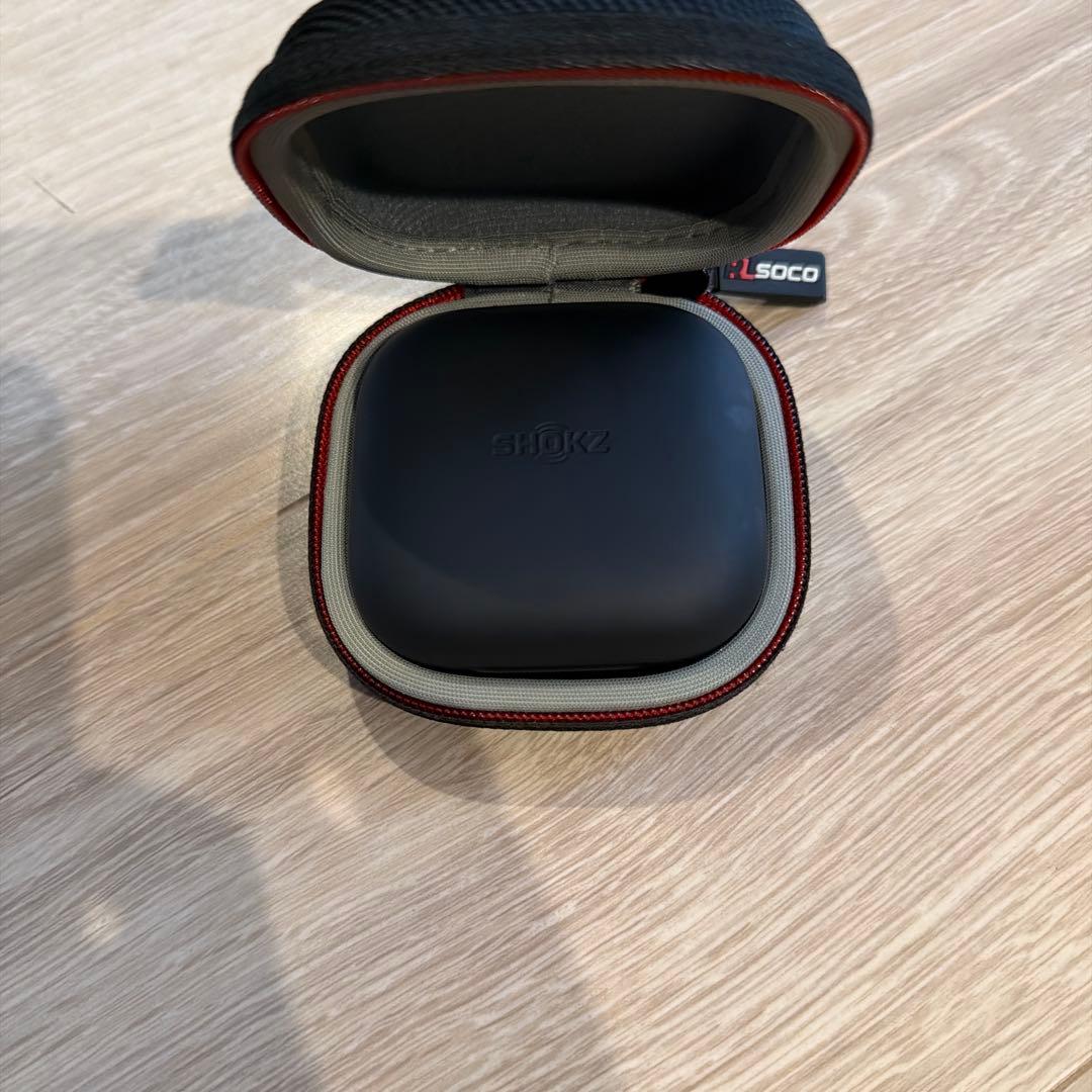 SHOKZ OPENFIT AIR ブラック （ケースおまけ付）（値下げ中）