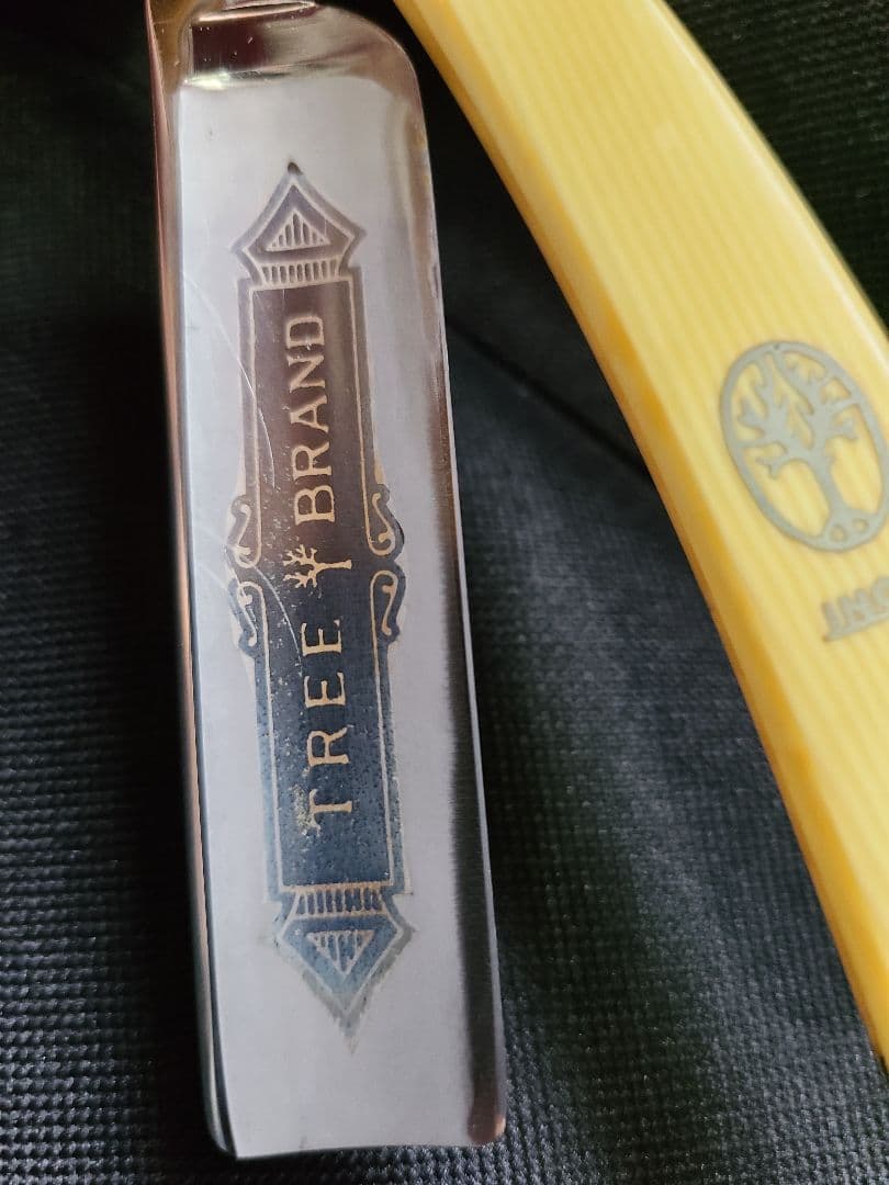 プロ理容師用剃刀　旧型　アンティーク