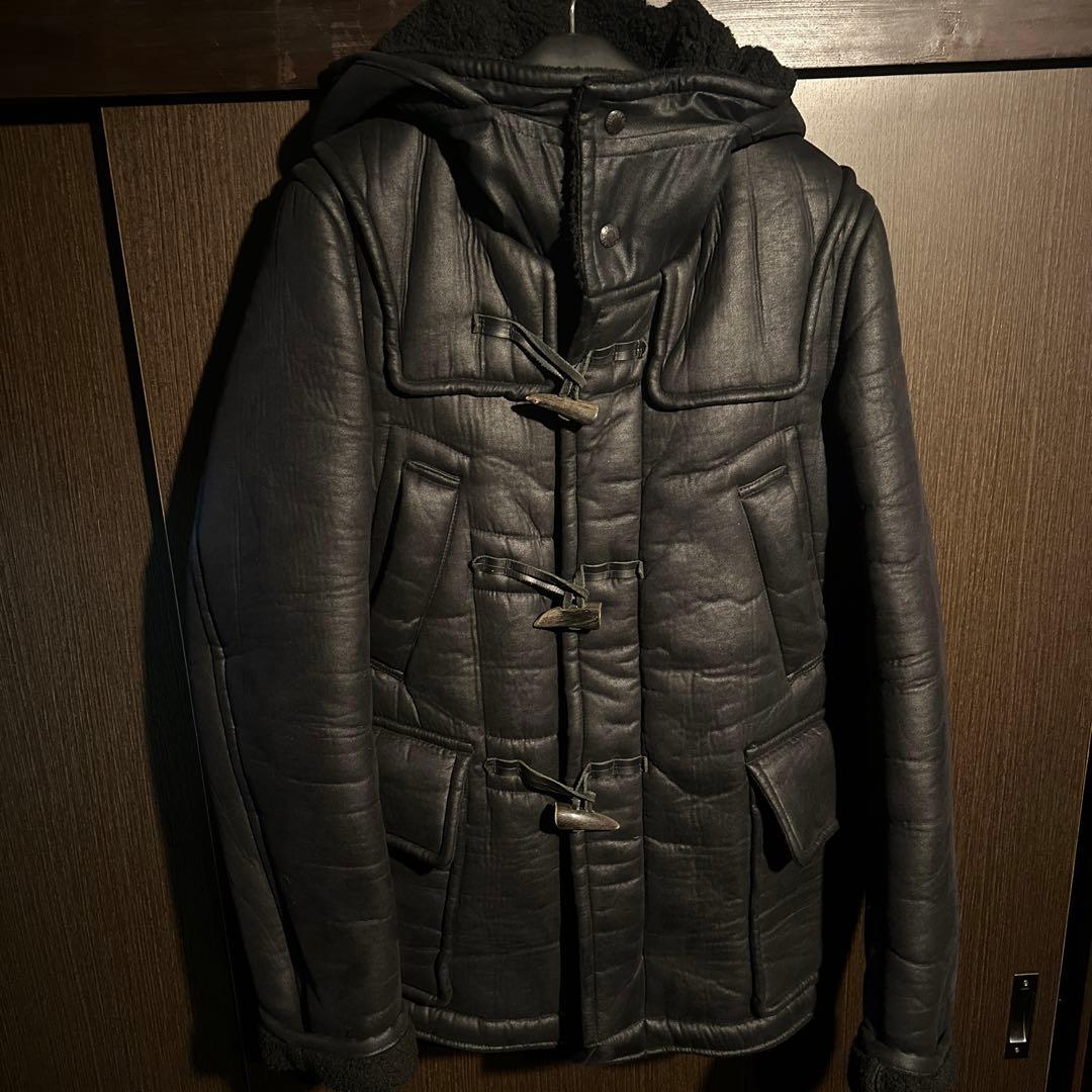 定価7万円✨CABAN de ZUCCa ムートンダッフルコート ブラック M