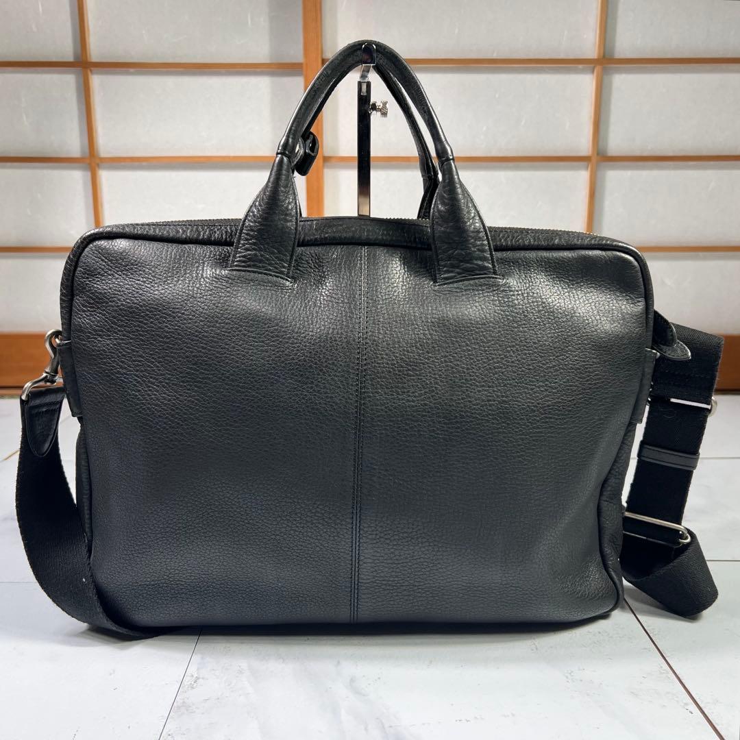 PORTER ポーター ウィズ ビジネスバッグ 2wayショルダー シボ革