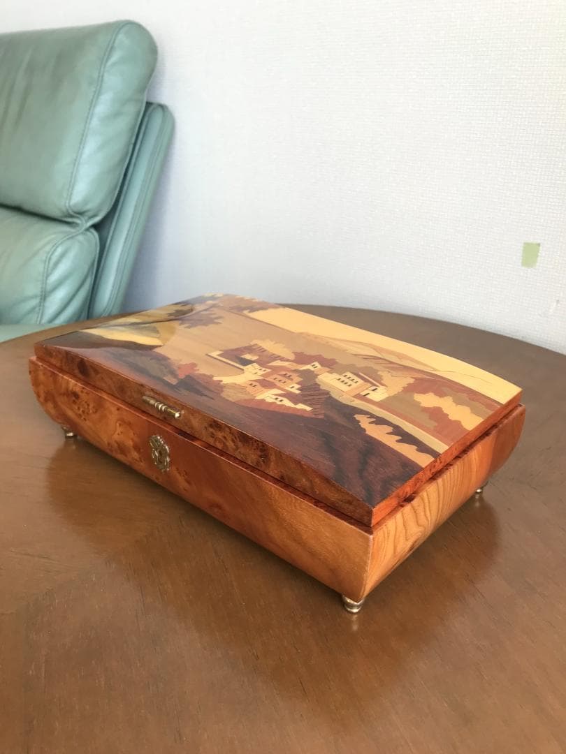 新品未使用　お値引！ヴィンテージ　ジュエリーボックス　ラディカ　象嵌　小物入れ