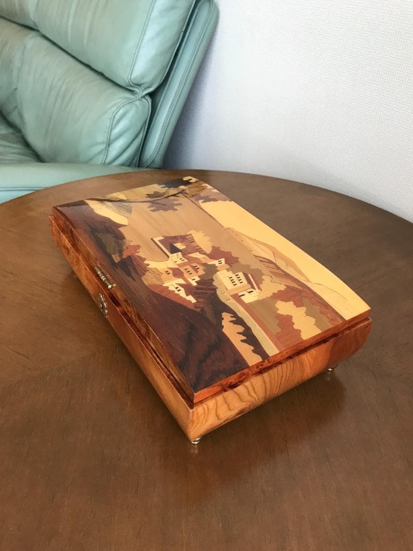 新品未使用　お値引！ヴィンテージ　ジュエリーボックス　ラディカ　象嵌　小物入れ