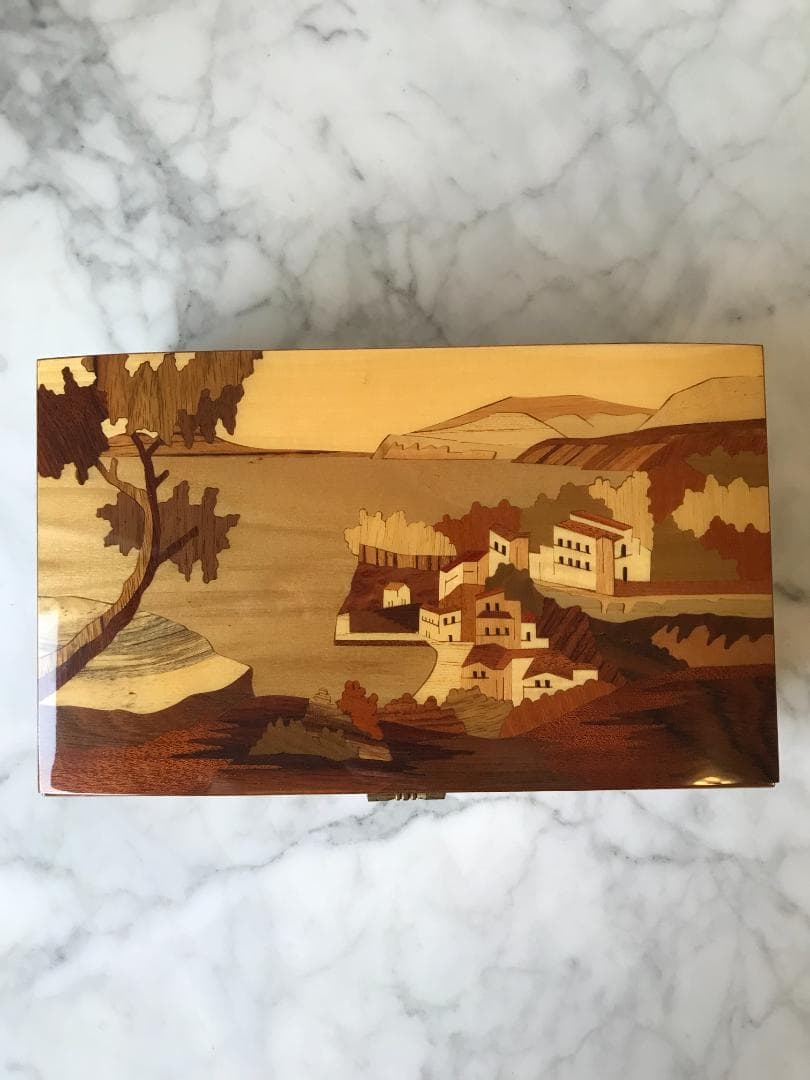 新品未使用　お値引！ヴィンテージ　ジュエリーボックス　ラディカ　象嵌　小物入れ