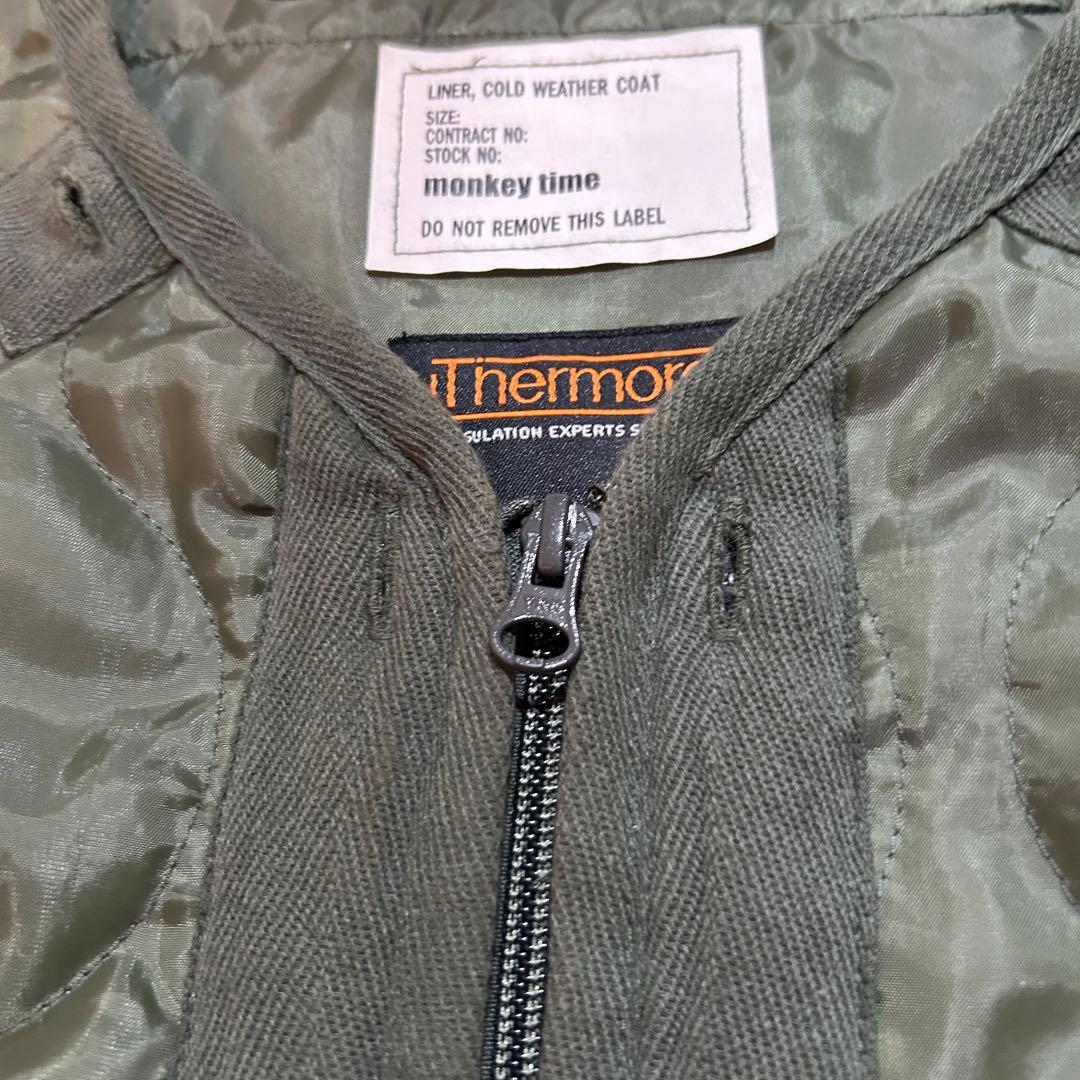 ユナイテッドアローズ モンキータイム モッズコート ダウン ライナー ファー