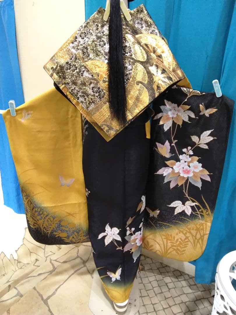 振袖フルセット、正絹振袖成人式、重ね衿、帯揚げ帯締め、西陣袋帯、襦袢