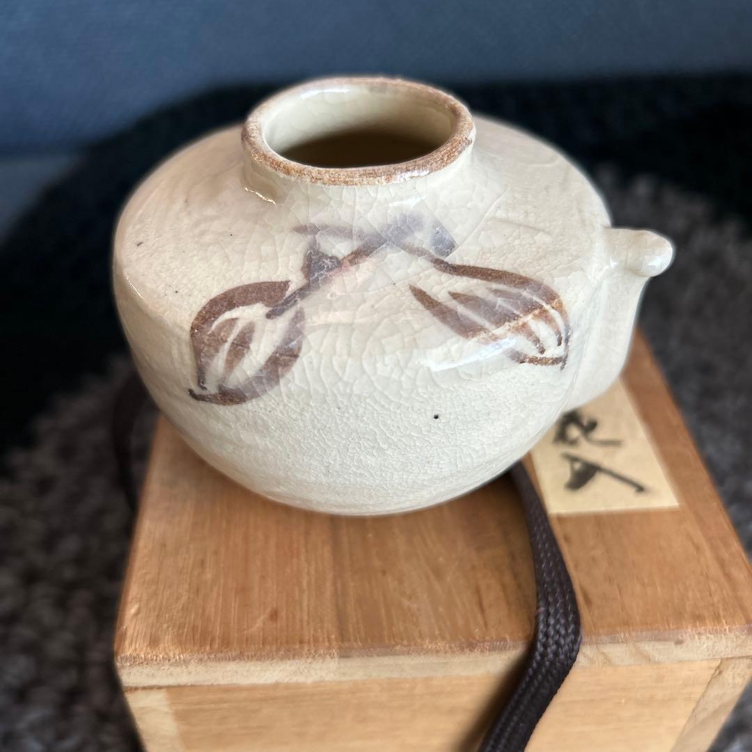 旧蔵中国骨董 【 唐白磁壺型一輪挿し花入】古くから中国で愛用されている陶磁器名品