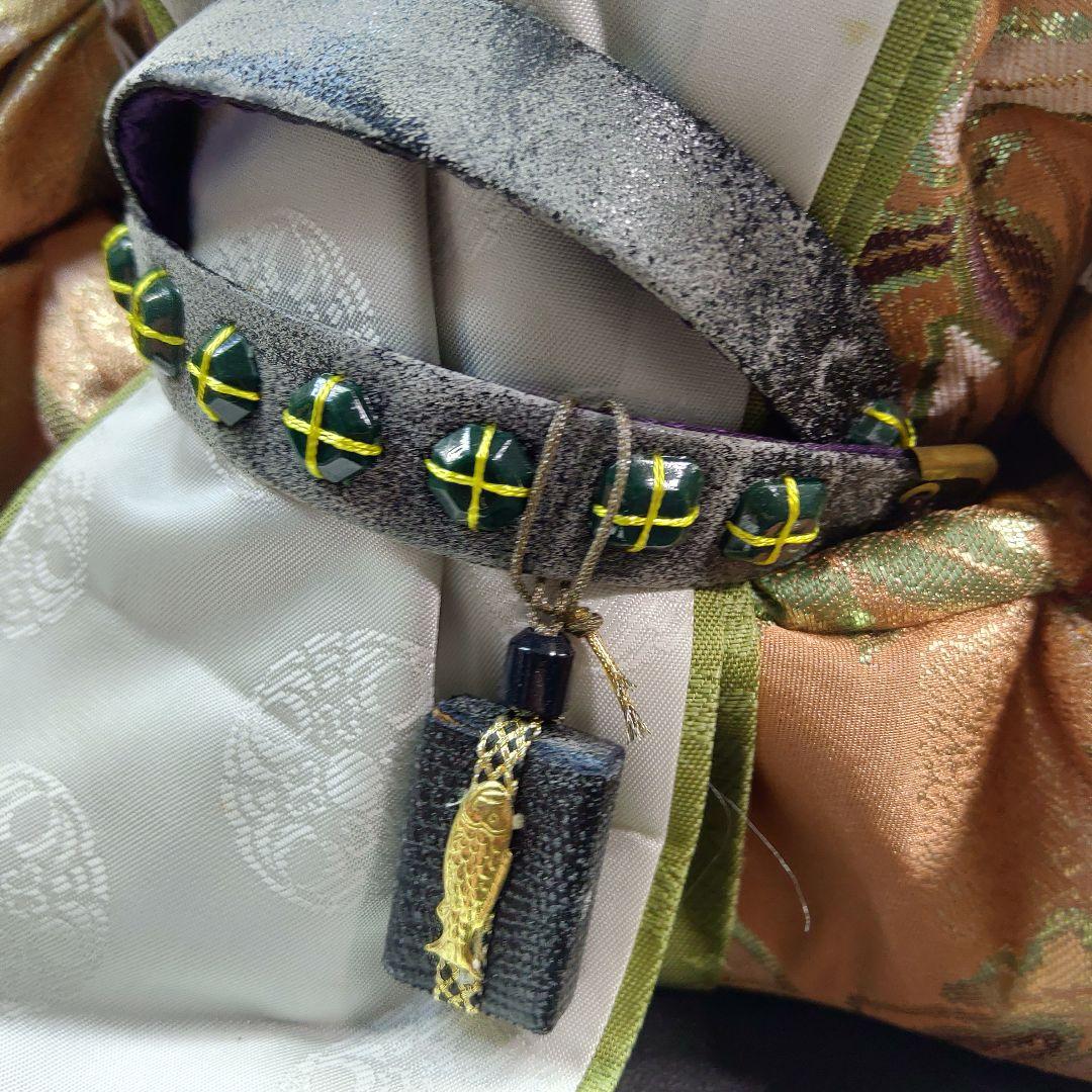 雛人形 京雛新王 平安 光寛作 特上七番 本帯地 正絹着物 未使用品