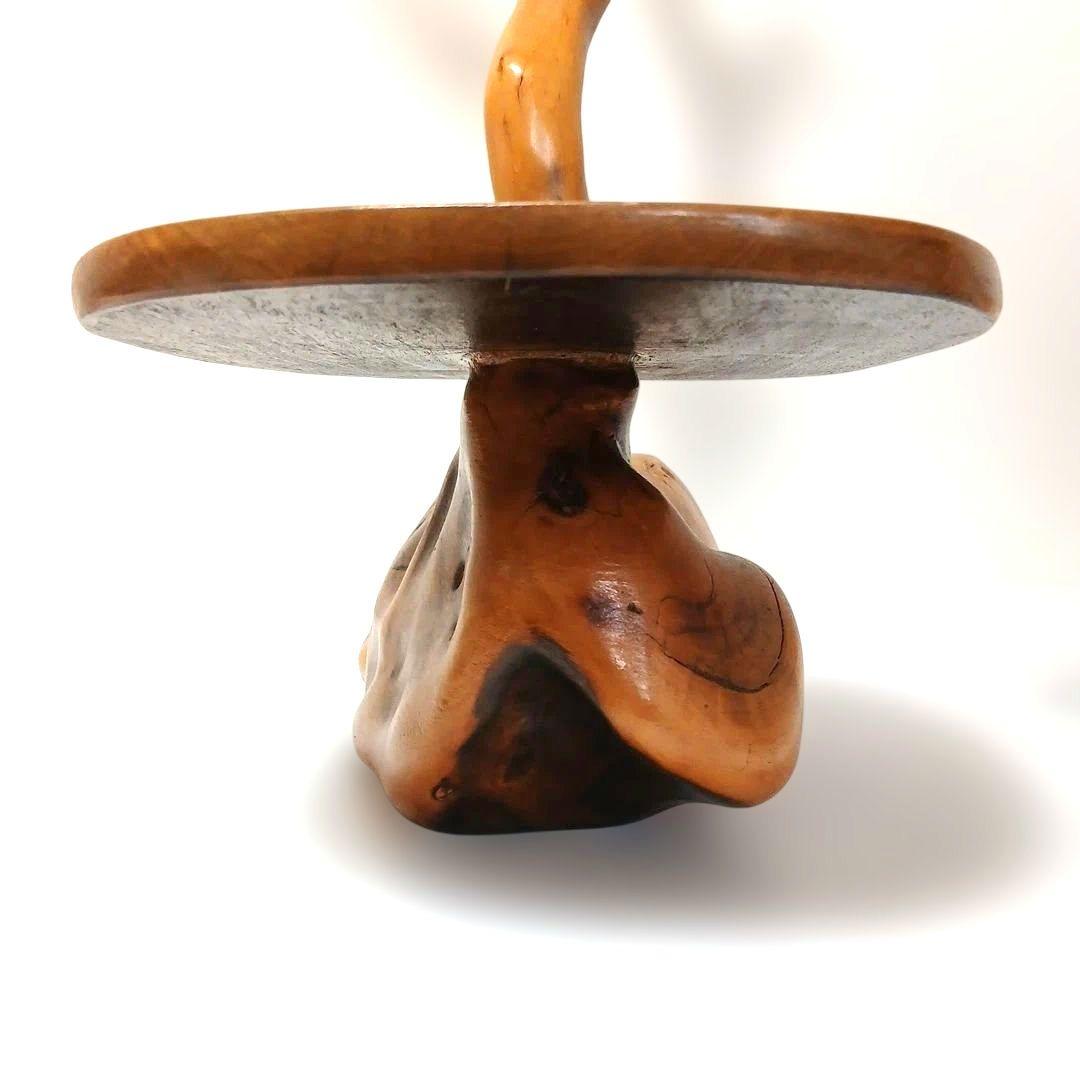 天然木 灯籠 花台 飾り台 盆栽台 置物 バードアスレチック インテリア 工芸品