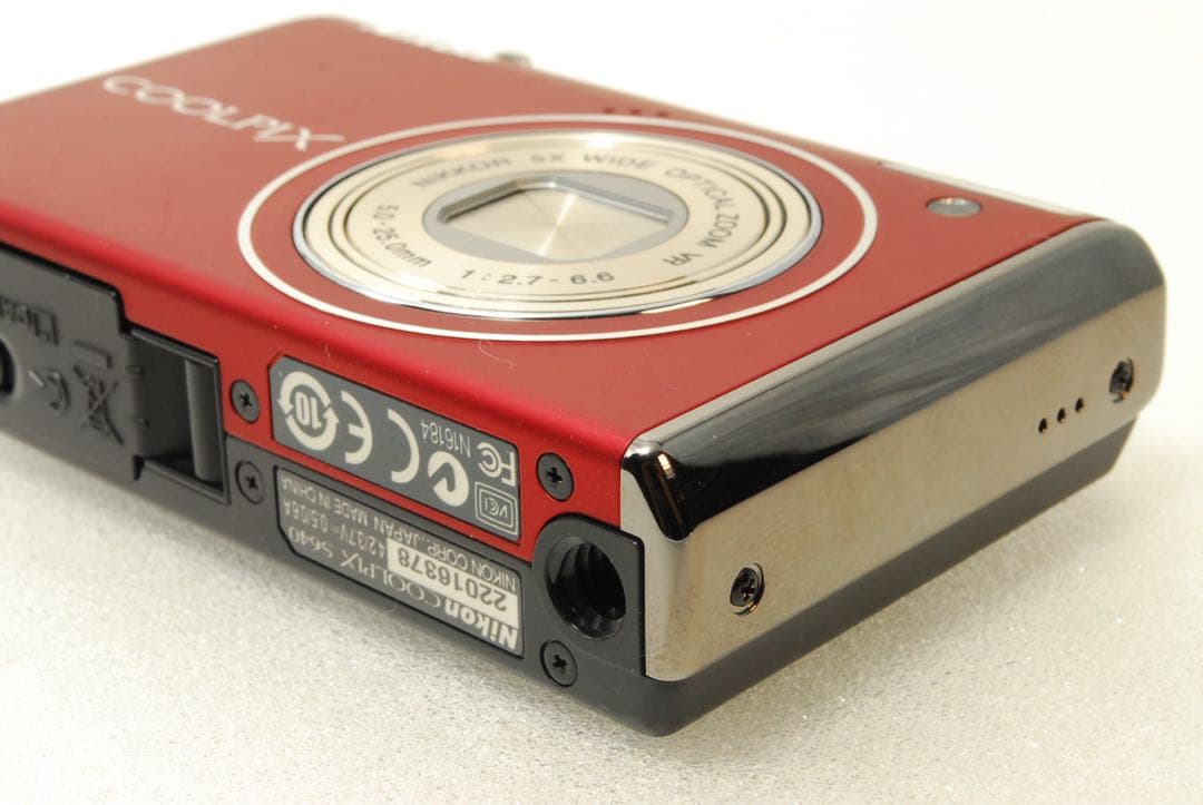 Nikon COOLPIX S640 ❤️スマホ転送 動作確認済 レッド コンデジ